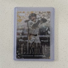 Topps 2025 Stadium Club Jackson Merrill Yours for the Taking #YK-14