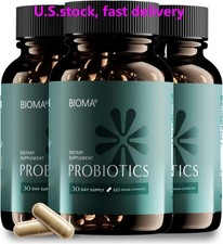 3 Pack BIOMA Probiotics Digestive Health Gut Support for Men