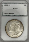 1880 S $1 Morgan Dollar PCI MS64