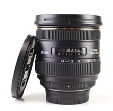 Sigma EX 24-70mm F2.8 DG HSM Manual Focus Only Zoom Lens Nikon DSLR F&R Lens Cap
