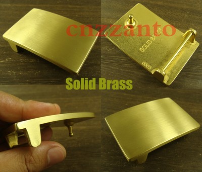 solid brass belt buckle