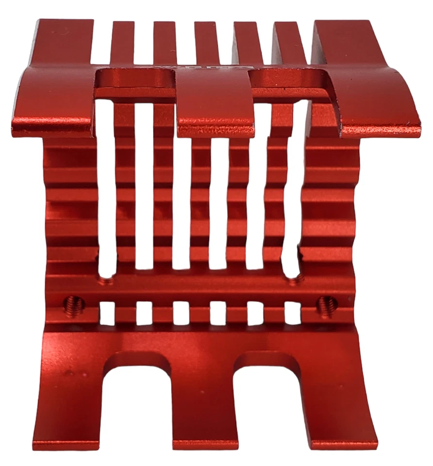 NHX RC 1/8 Aluminum Heatsink for Motor w/ 42mm -Red - Image 3 of 4