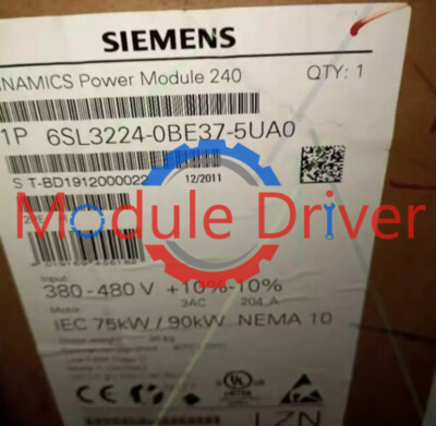6SL3224-0BE37-5UA0 SIEMENS SINAMICS G120 PM240 Power Module 6SL3 224-0BE37-5UA0