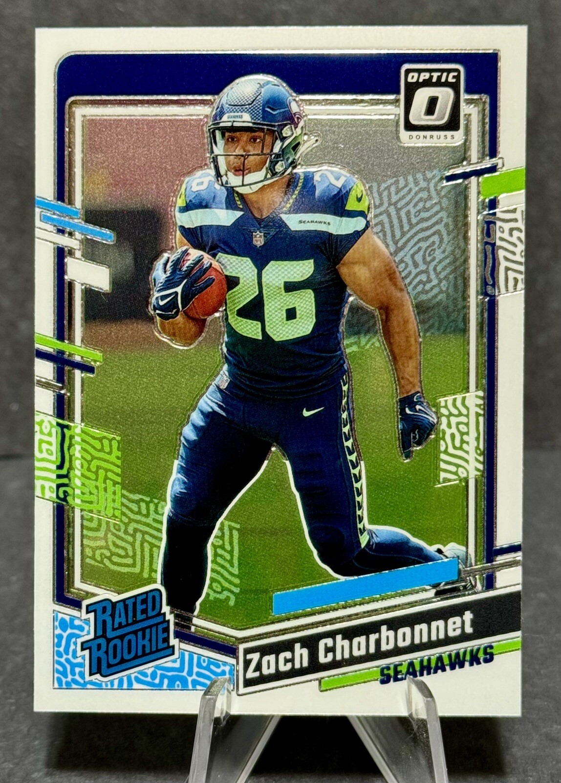Zach Charbonnet (RC) - 2023 Donruss Optic Football Rated Rookie Base #294