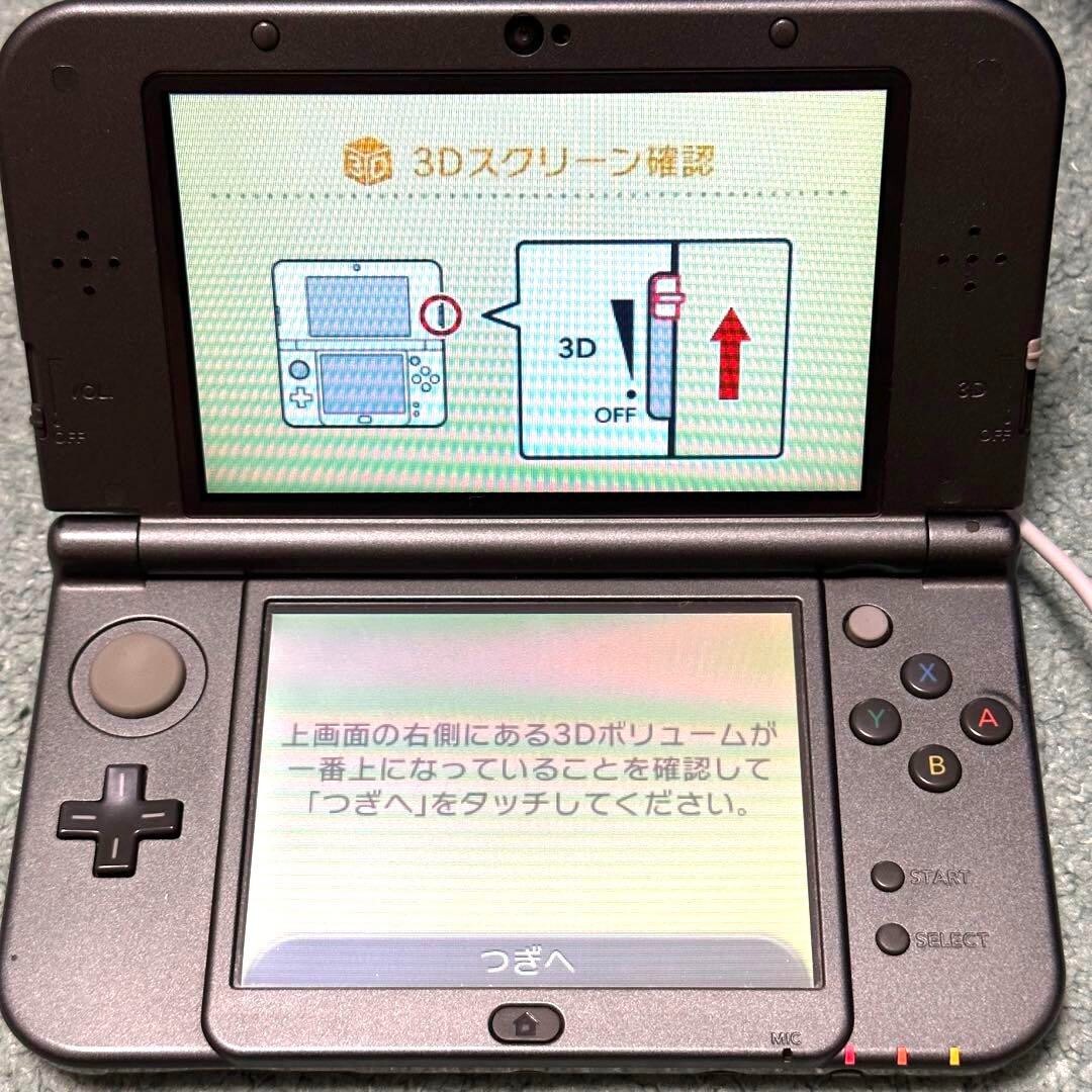New Nintendo 3DS LL XL Metalic Black Console Handheld System JP