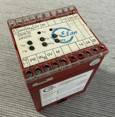 ELAN safety relay type SSW-D-24 VDC