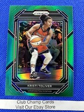 2023 #44 Kristi Toliver WNBA Panini Prizm Basketball Green Prizm Mystics