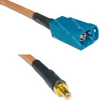 RG400 Fakra Z Female to SMB MALE RF Cable FAST-SHIP LOT