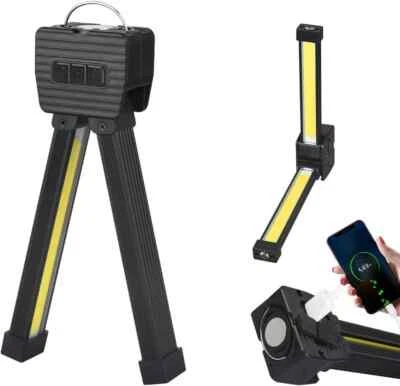 Gym Lamp for Posing 7th Gear Dimming,Portable Magnet LED Flashlight with Hook UK