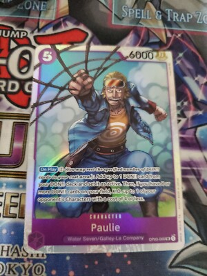 one piece card game p rarity ONE PIECE Card Game - Paulie OP03-066 SR Pillars of Strength ENGLISH TCG