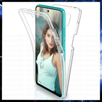 360° COVER FOR XIAOMI REDMI NOTE 9 PRO MAX TRANSPARENT BACK CASE TPU