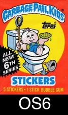 1986 Garbage Pail Kids Series 6 Complete Your Set GPK 6TH U Pick OS6 *PC*