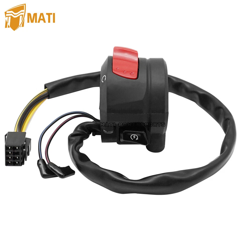 Handlebar Start Kill Stop Switch Headlight for Suzuki GSXR600 GSXR750 2006-2007 - Image 2 of 4