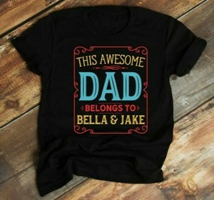 father's day customized t shirt