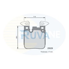 Juego de pastillas de freno traseras Ruva para BMW Serie 3 1 2 4 + otros modelos #2