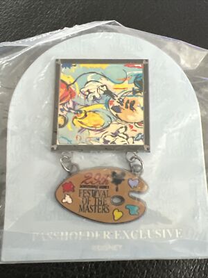 Disney Pin Festival of Masters 2004 Mickey Chasing His Tail Passholder 34471 LE
