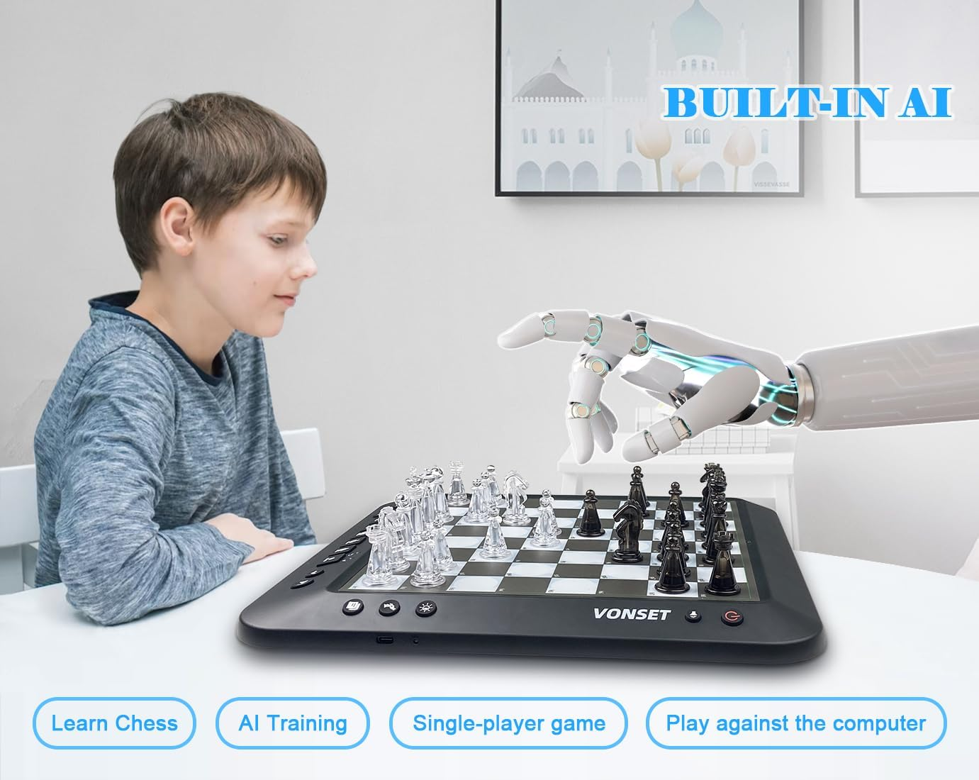 P6 Electronic Chess, Computer Chess Board, Electronic Chess Board Chess ...