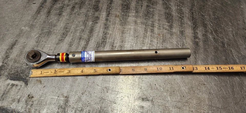 Предварительно установленный динамометрический ключ Proto 3/8 дюйма RJD-6 10-50 фут-фунтов 38 Нм #2115 - Изображение 2 из 4