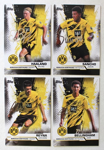 Topps BVB Borussia Dortmund Team-Set 20/21 2020/2021 30 Cards + Poster - Picture 5 of 9