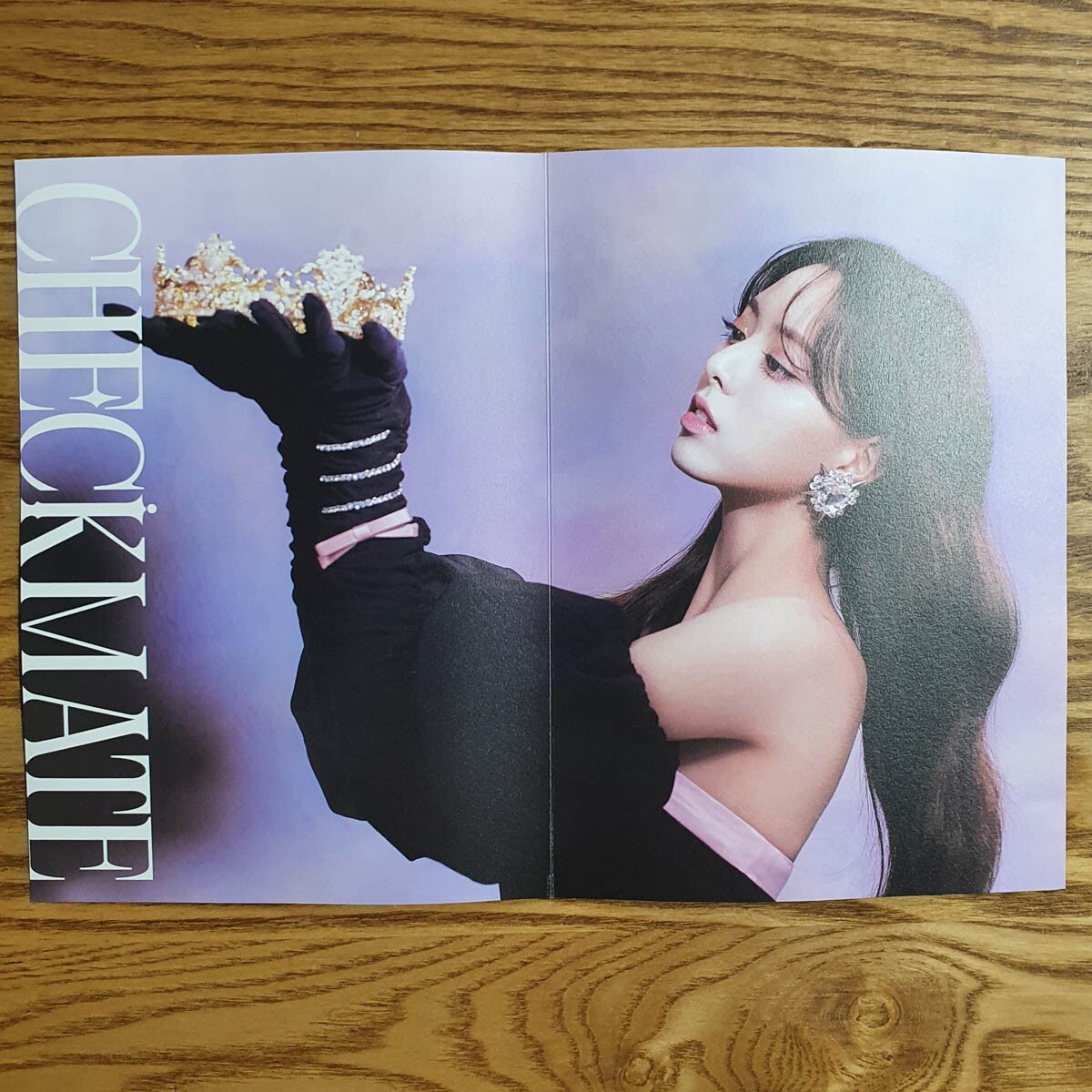 ユナ 直筆サイン ポストカード itzy checkmate YUNA ITZY YUNA ユナ CHECKMATE直筆サイン入り ポストカード US