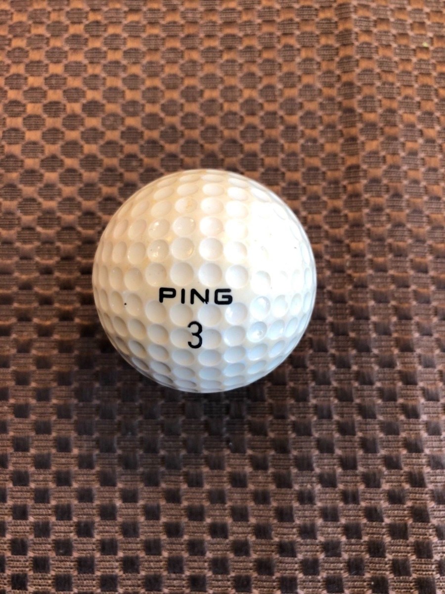PING GOLF BALL/S-WHITE/RED PING EYE #3NO KARSTEN..NO LOGO