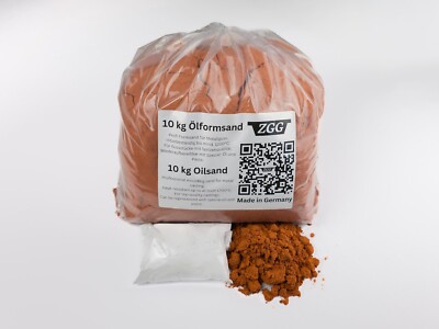 Formsand, Oelsand 10kg + 100g Talkum gratis, Leicht- und Schwer-Metall Guss