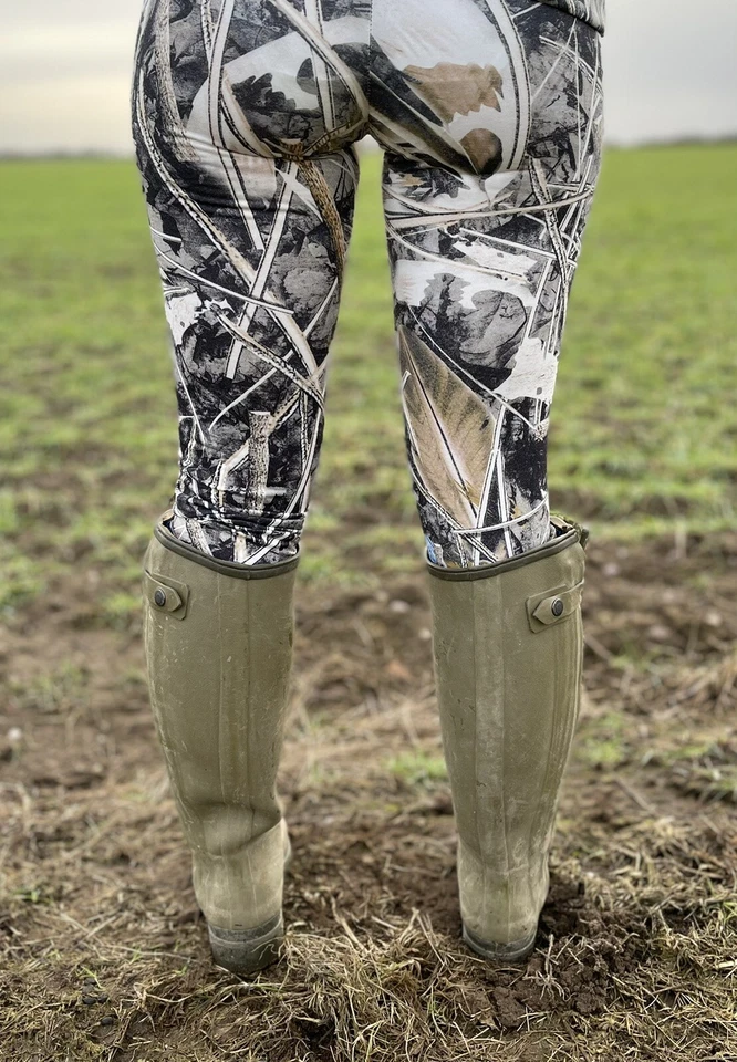 Hunting Grey Black White Pattern Camo Trousers Brand New Size Large - Image 3 of 4