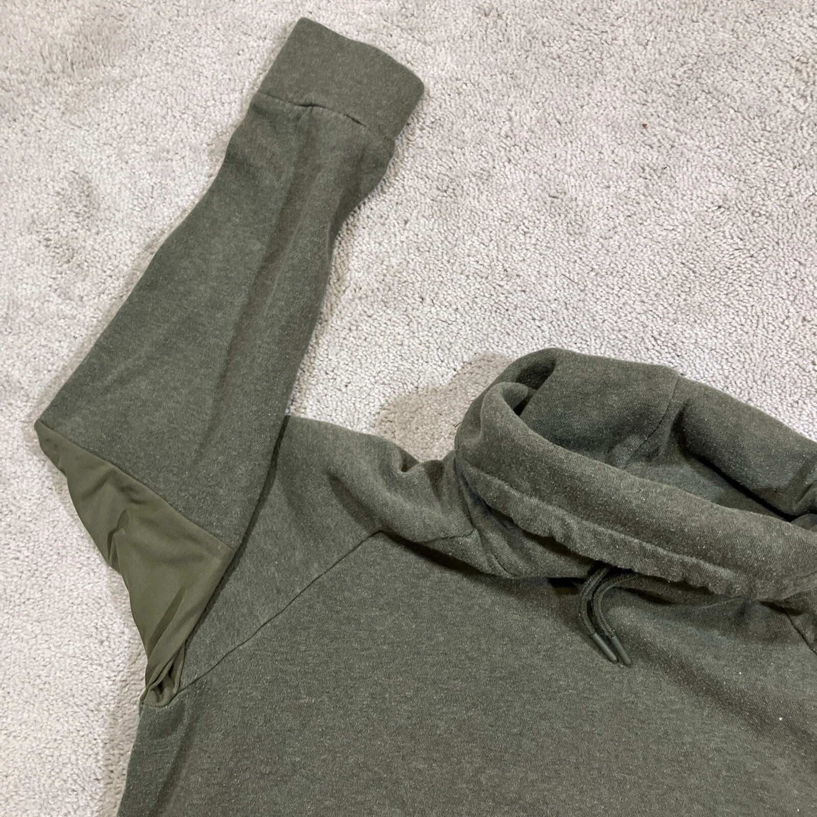 gymshark cowl neck military pullover vented knit sweatshirt