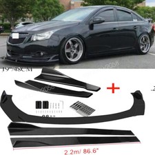 For Chevrolet Cruze 2010-2021 Front Bumper Lip Kit Splitter Rear Side Skirts