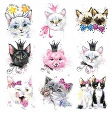 Violette Stickers Princess Kitty Pink Dog Cats Craft Planner Supply Scrapbook