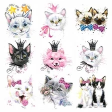 Violette Stickers Princess Kitty Pink Dog Cats Craft Planner Supply Scrapbook