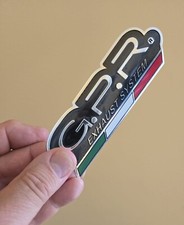 GPR GRAND PRIX RACING ALUMINIUM LOGOS STICKER...