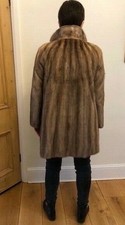 Light Brown Mink Coat, Hardly Ever Worn, Size Uk 14-16 Eu 42-44, Was £1400
