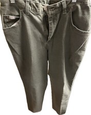 Lee Original Jeans Women  s 10M Dark Green Denim Vintage Made In USA