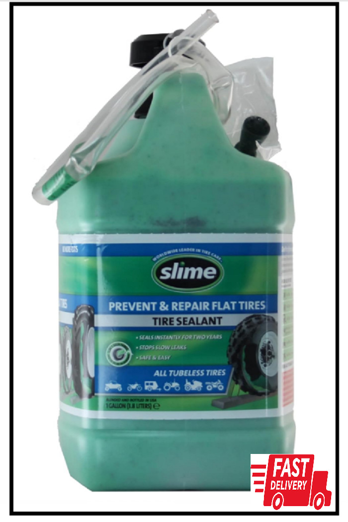 Slime Tire Sealant & Tire Prevent & Repair Flat Tire, 1 Gallon