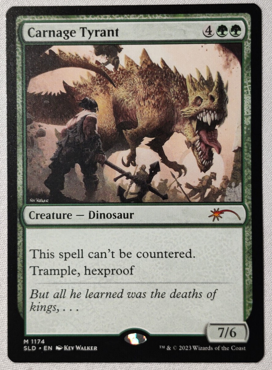MTG Secret Lair Carnage Tyrant #1174 -SLD Kev Walker [UPick Foil