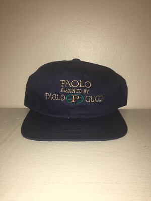 Vintage Paolo Gucci Designer Snapback Hat Deadstock | eBay