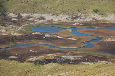 Photo 6x4 Azure waters in Loch Quoich Coire nan Eiricheallach Knoydart is c2010