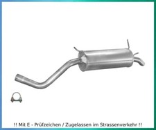 Endschalldämpfer Renault Scenic I 1.6 1.8 2.0 Auspuff Endtopf + Schelle