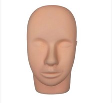 Cosmetology Practice Face Mannequin Head-Facial/Eyelash Extension/Make Up  