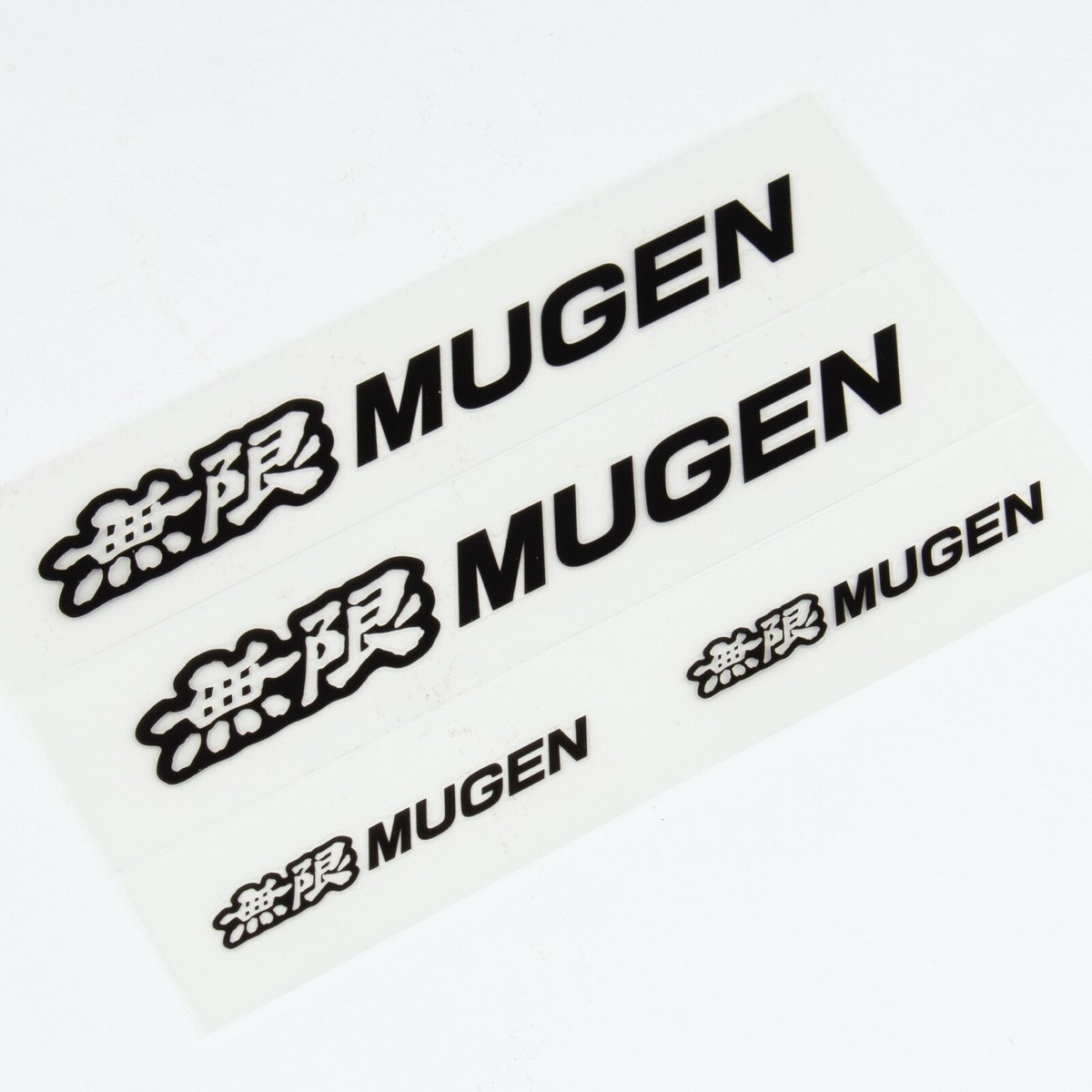 MUGEN ロゴ ステッカー 40×10 Genuine Mugen Sticker Decal Black 4