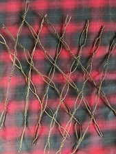 Vtg. Rusty Real Metal Lath Non-Barbed Wire 16" Strands Crafts Art Western Lot/10