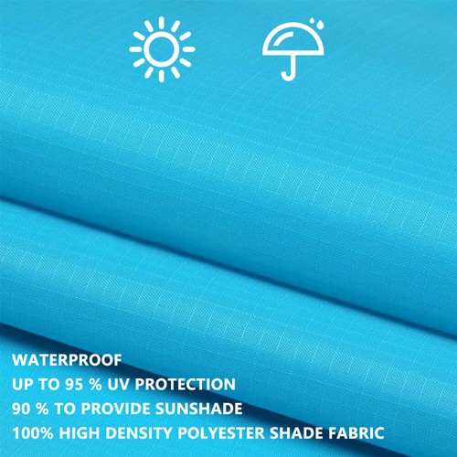 Tienda de campaña 10x10 pies lona refugio solar hamaca impermeable dosel mosca lluvia - Imagen 16 de 27