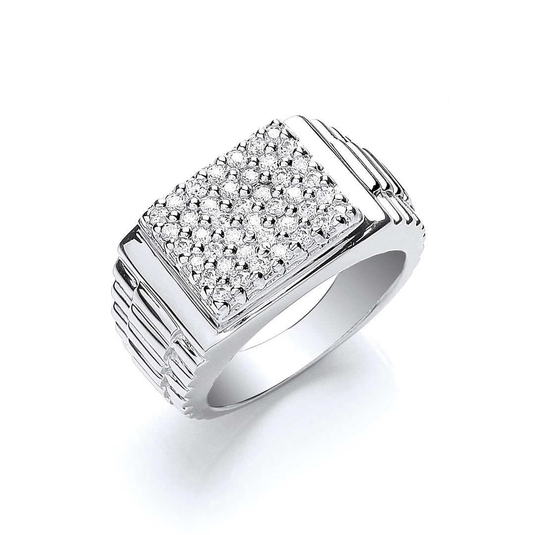 Square top best sale ring
