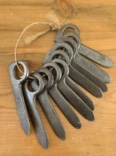 Vintage U.S. Military Vaco 1952 Set Of 10 Pitons - Yellowstone/Yosemite Climbing