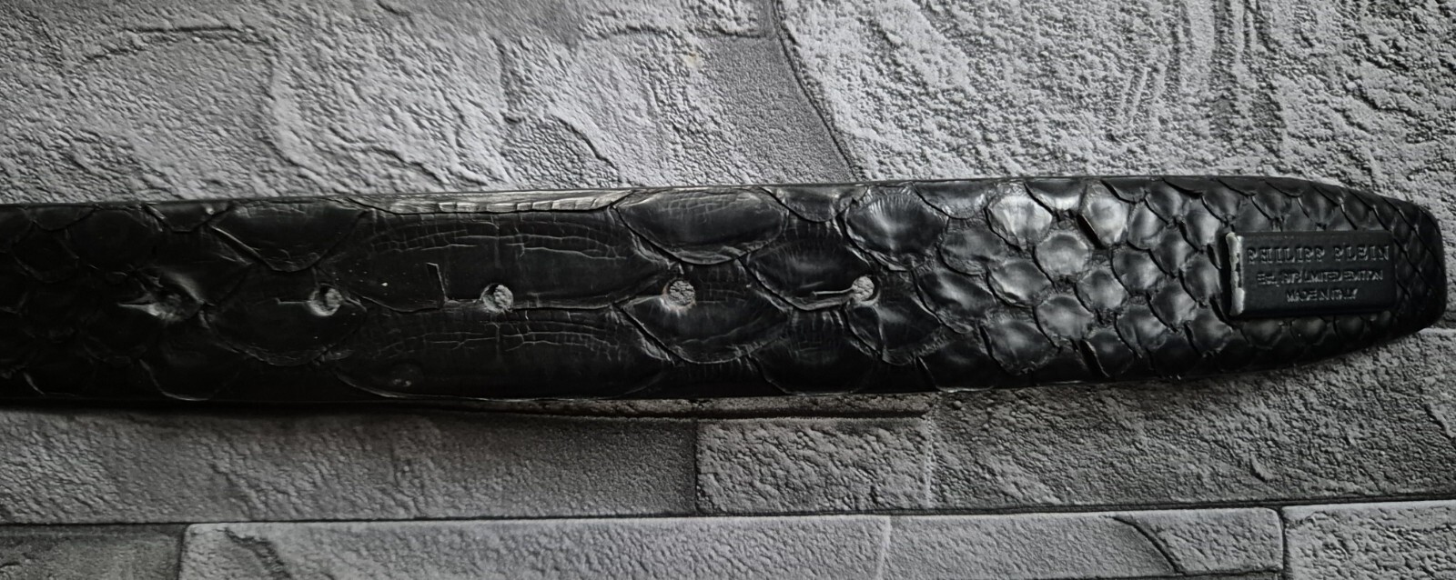 PHILIPP PLEIN PYTHON LEATHER BELT / 100 / - image 6