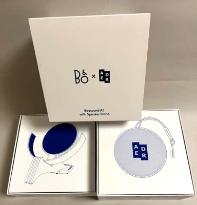 【美品】Bang & Olufsen beosound A1 ADERERROR B&O's Beosound A1 ADER ERROR Edition Just Blue Our Minds