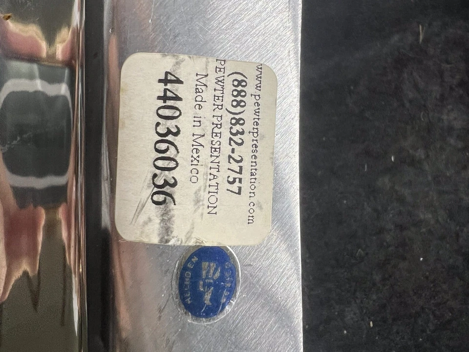 Pewter Presentations Serving Tray For 8 Inch Square Dish - Image 3 of 3