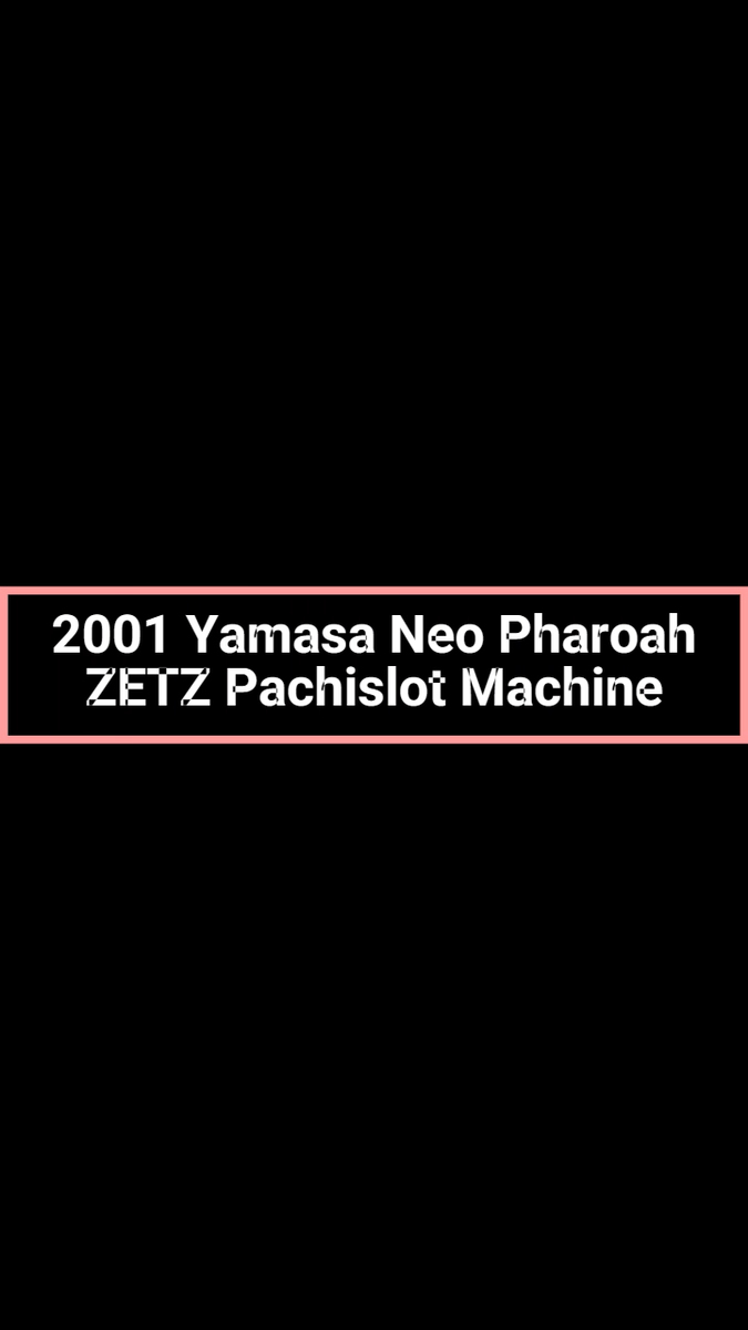 Yamasa Neo Pharaoh ZETZ Pachislot Machine | eBay