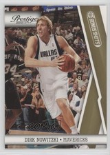 2010-11 Prestige Bonus Shots Gold 107/249 Dirk Nowitzki #22 HOF 0t3